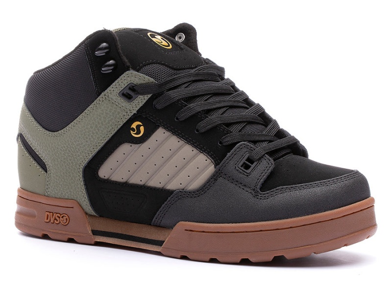 DVS Shoes MILITIA Boots Black / Olive | 4069357-SU