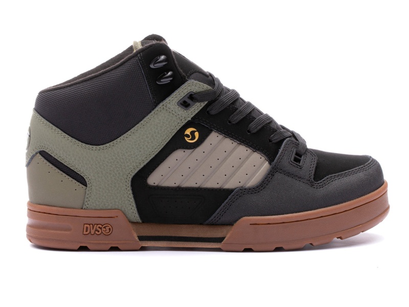 DVS Shoes MILITIA Boots Black / Olive | 4069357-SU